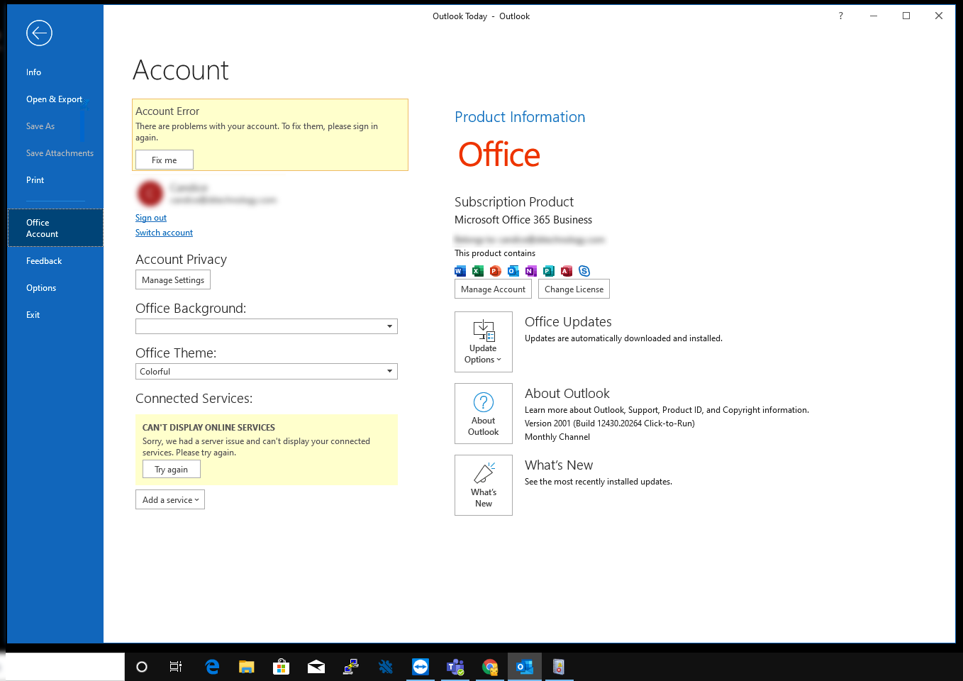 Step 3 for Microsoft Office Authentication/Verification Errors